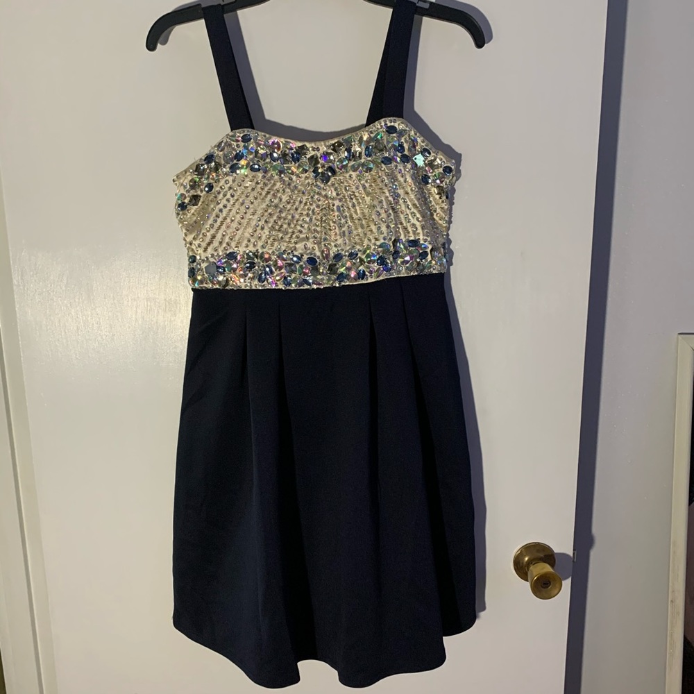 Poppies and roses dress